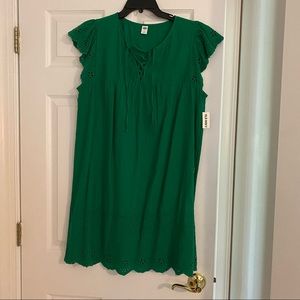 Old Navy shift eyelet dress